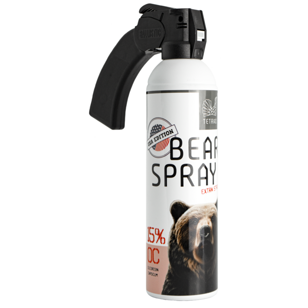 Sprej obronny przeciw niedźwiedziom TETRAO Bear Spray USA edition 400 ml